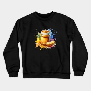 Peanut Butter Toast Sandwich Vintage Retro Yummy Kawaii Crewneck Sweatshirt